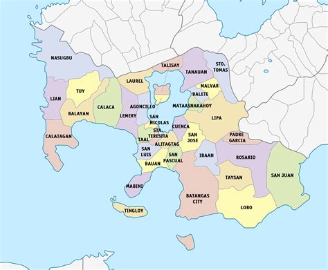 municipalities of batangas
